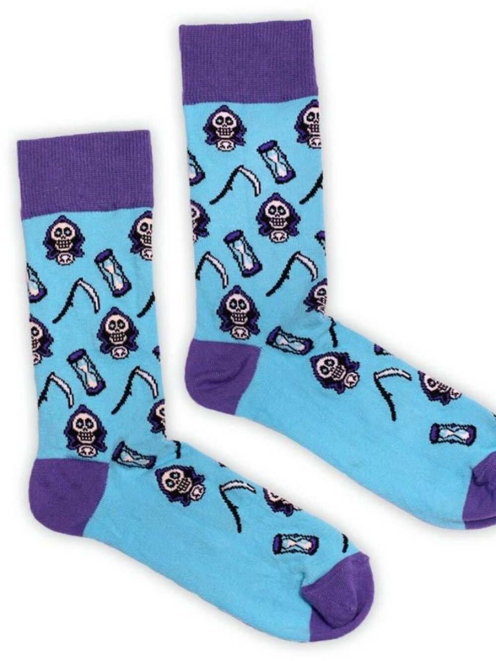 Discworld Disc World Emporium Death Socks Terry Pratchett UK 4-8 NWT